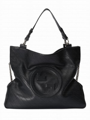 Gucci Blondie Medium Tote Bag 751516 Black
