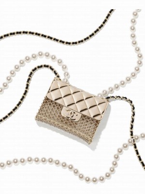 Chanel Long Necklace Golden