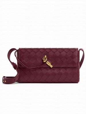 Bottega Veneta Mini Andiamo Cross-Body Bag Mauve