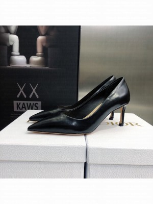 Dior Brushed Calfskin Essence 6.5cm Pumps Black 2022 Collection