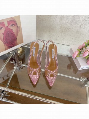 Seduction Crystal Pump 105mm Pink  2022 Collection