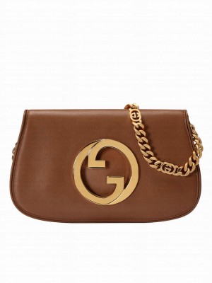 Gucci Blondie Shoulder Bag 699268 Coffee