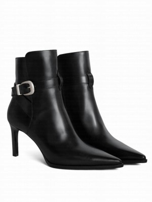 Celine Women's Verneuil Jodphur Boot In Calfskin Black