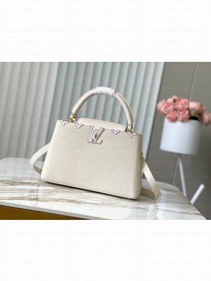 Louis Vuitton Capucines MM M23331 Off-white