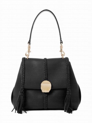 Chloe Penelope Small Soft Shoulder Bag Black