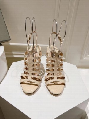 TOM STAMPED CROCODILE LEATHER CARINE SANDAL 07