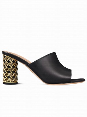 Christian Dior Women's Icon Heeled Slide Black