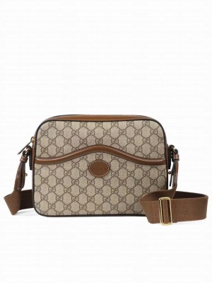 Gucci Messenger Bag With Interlocking G 675891 Dark Coffee