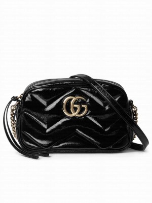 Gucci GG Marmont Series of small shoulder bag Black