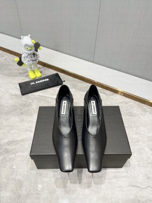 Jil Sander 5cm Lambskin Pumps Black