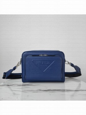 Prada Re-Edition 2005 Saffiano leather bag 2HD052 blue