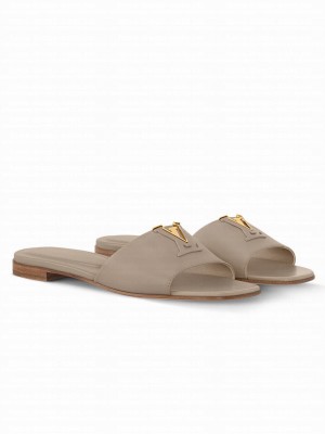 Louis Vuitton Women's LV Capri Flat Mule Gray