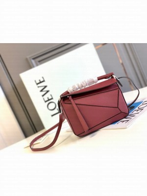 Loewe mini Puzzle Bag Original Leather 6124 red