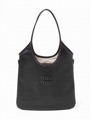 Miumiu IVY Leather Bag 5BG231 Black