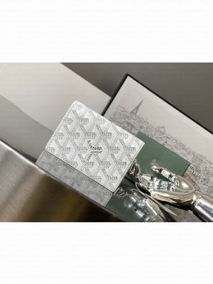 Goyard Malesherbes Card Wallet White