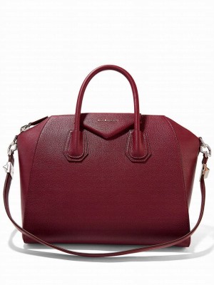 Givenchy Antigona Leather Large Duffel Mauve