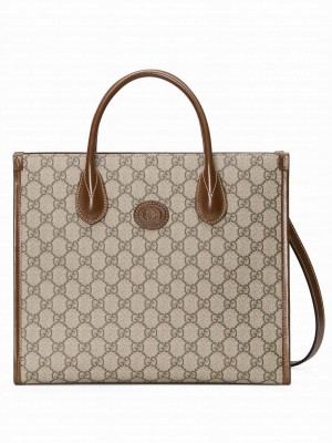 Gucci GG Small Tote Bag 659983 Coffee