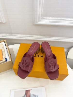 Louis Vuitton Women's LV Isola Mule Burgundy