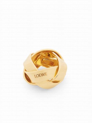 Loewe Women's Chunky Nest Ring Golden