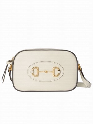 Gucci Horsebit 1955 Small Shoulder Bag 760196 Cream