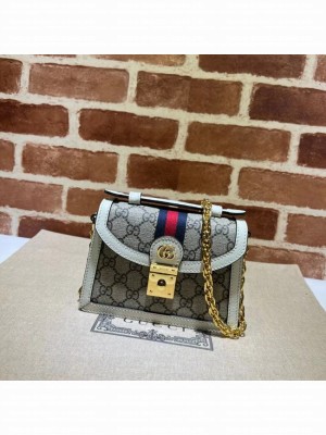 Gucci OPHIDIA MINI SHOULDER BAG A696180 white