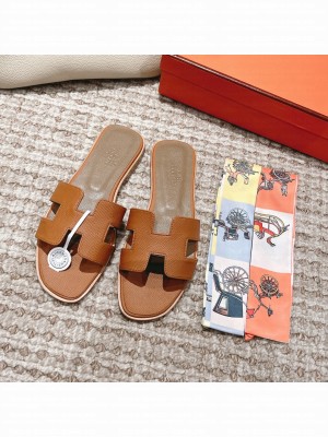 Hermes Oran Flat Slide Sandals 2023 Collection 065