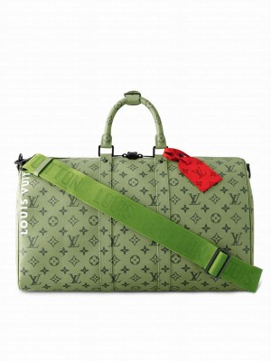 Louis Vuitton Keepall Bandouliere 45 M23962 Green