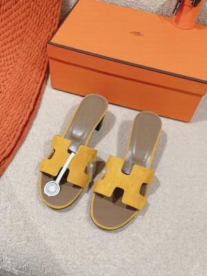 Hermes Heel 5cm Oasis Slipper Sandals 012