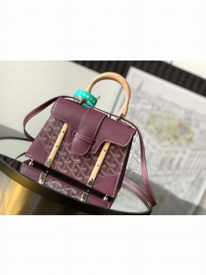 Goyard Saïgon Structuré Mini Bag Burgundy