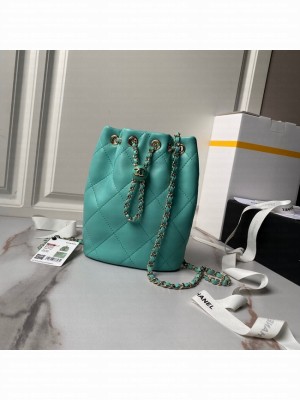 CHANEL BACKPACK AS4810 green