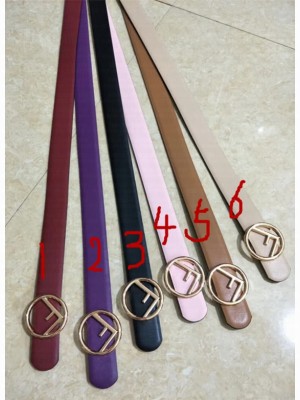 Fendi F Buckle Belt 30mm Width 