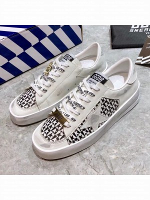 Golden Goose Stardan Star Print Sneaker White/Black Spring/Summer 2021 Collection 