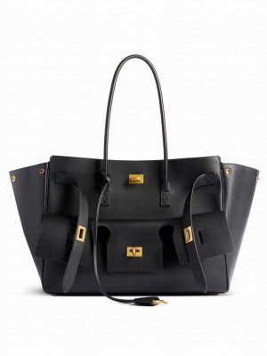 Balenciaga Bel Air Medium Carry All Bag Black