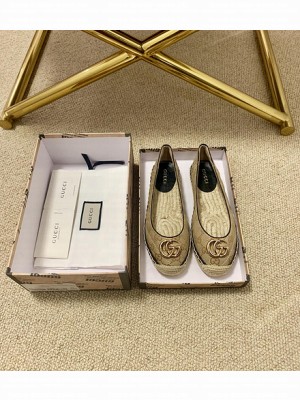 GUCCI GG MATELASSÉ CANVAS ESPADRILLES Beige 2021 Collection