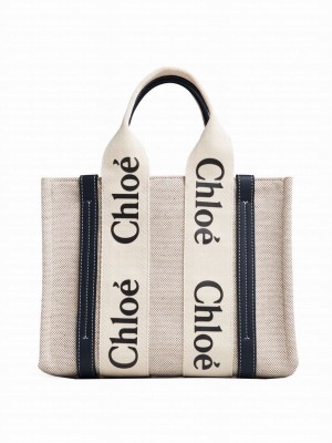 Chloe Small Woody Tote Bag Black