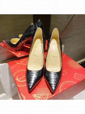Christian Louboutin Print Pumps Black/Grey 2021 Collection