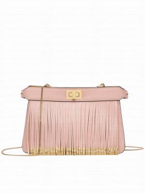 Fendi Iconic Peekaboo ISeeU Small Bag Pink