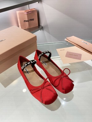 Miu Miu Satin ballerinas 011