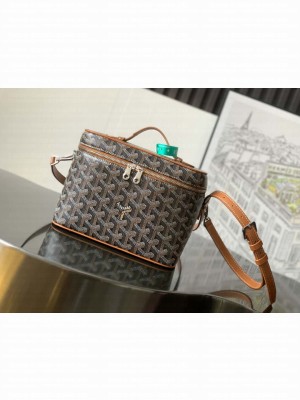 Goyard Muse Vanity Case Black & Tan