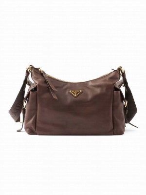 Prada Explore Large Nappa Leather Bag 1BC264 Mauve