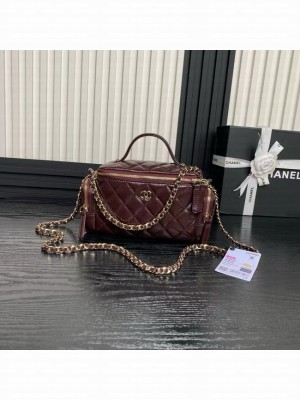 Chanel CAMERA CASE AS5222 Burgundy