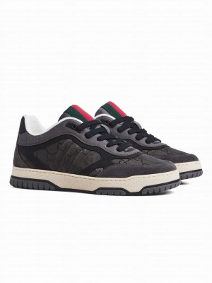 Gucci Unisex Re-Web Sneakers 831661 Black