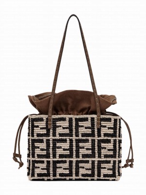 Fendi Small Roll 8BH424 Coffee