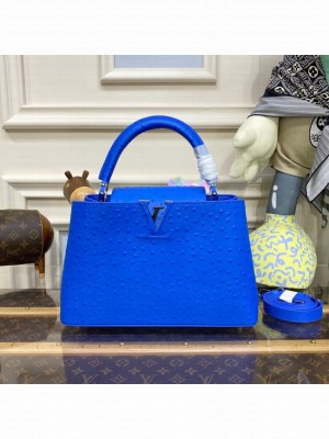 Louis Vuitton CAPUCINES BB M59872 blue