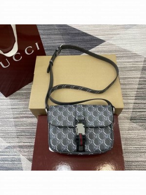 Gucci SUPER MINI SHOULDER BAG 800313 gray