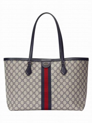 Gucci Ophidia Medium GG Tote 631685 Dark Blue