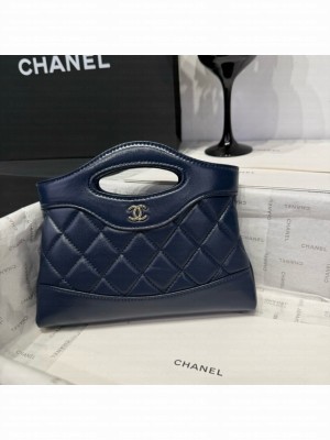 Chanel mini 31 bag AP3656 Deep Blue