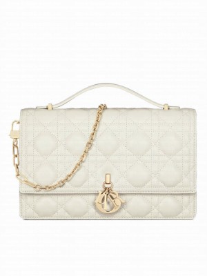 Christian Dior Miss Dior Top Handle Bag Cream