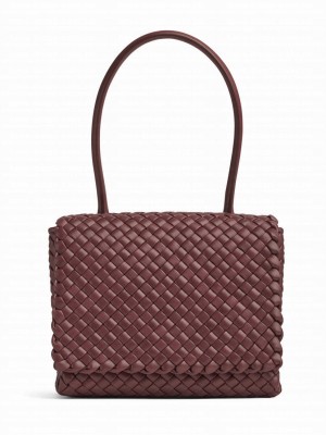 Bottega Veneta Patti Top Handle Bag 709420 Mauve