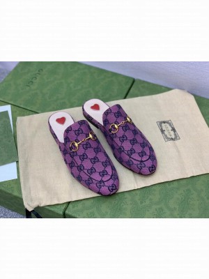 GUCCI PRINCETOWN GG MULTICOLOR HORSEBIT SLIPPER 05 2021 Collection